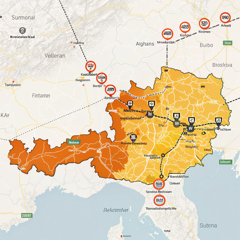 Österreichische Mautstraßen Karte